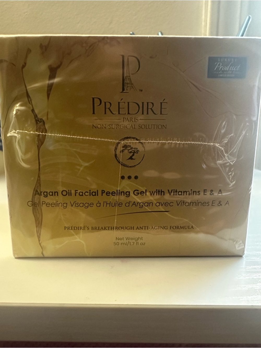 Prédiré Argan Oil Facial Peeling Gel – Gold